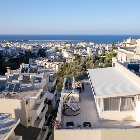 Helen Luxury Holiday House With Sea View Rethymno Esterno foto