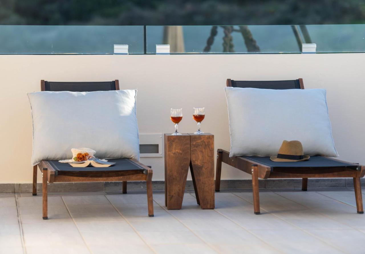 Helen Luxury Holiday House With Sea View Rethymno Esterno foto