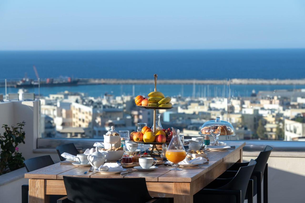 Helen Luxury Holiday House With Sea View Rethymno Esterno foto
