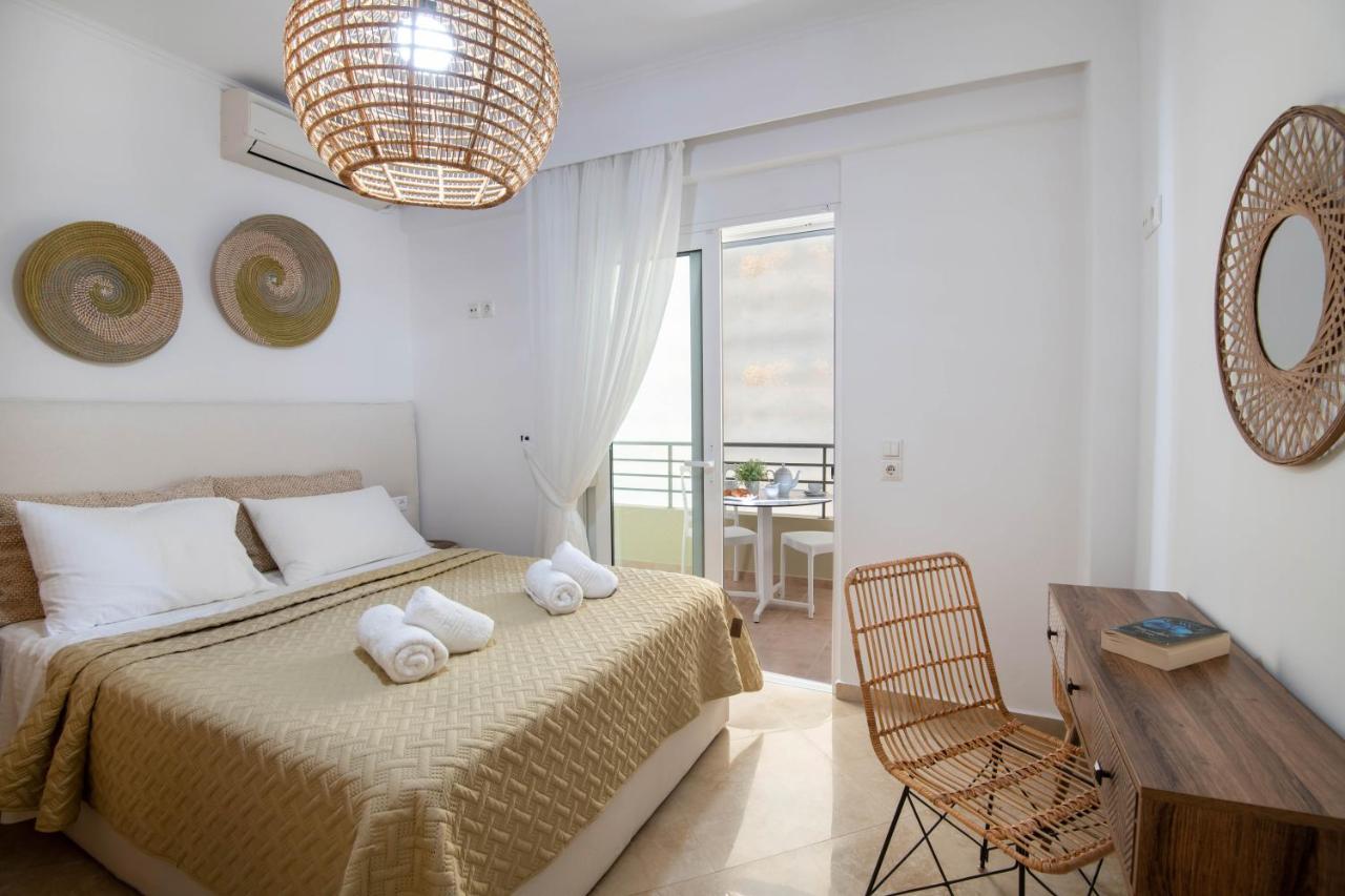 Helen Luxury Holiday House With Sea View Rethymno Esterno foto