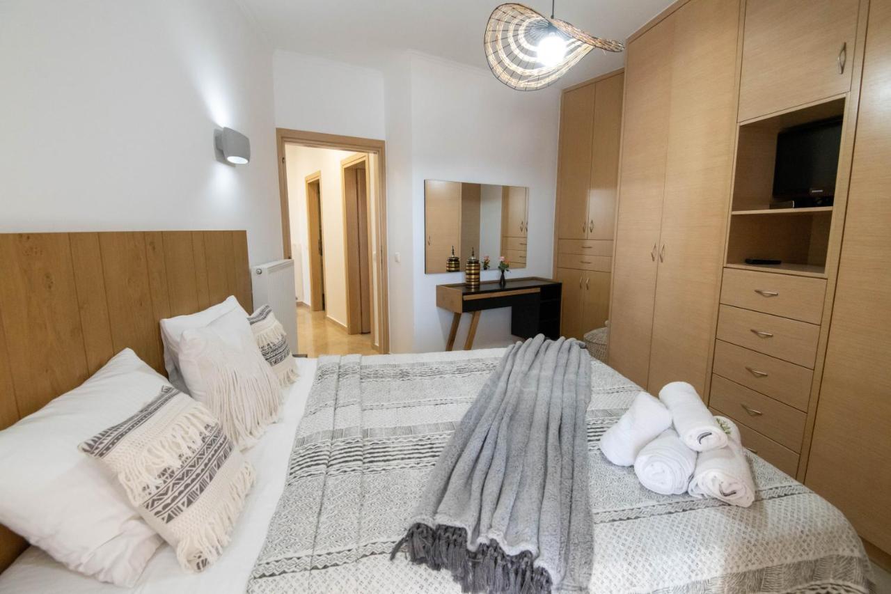 Helen Luxury Holiday House With Sea View Rethymno Esterno foto