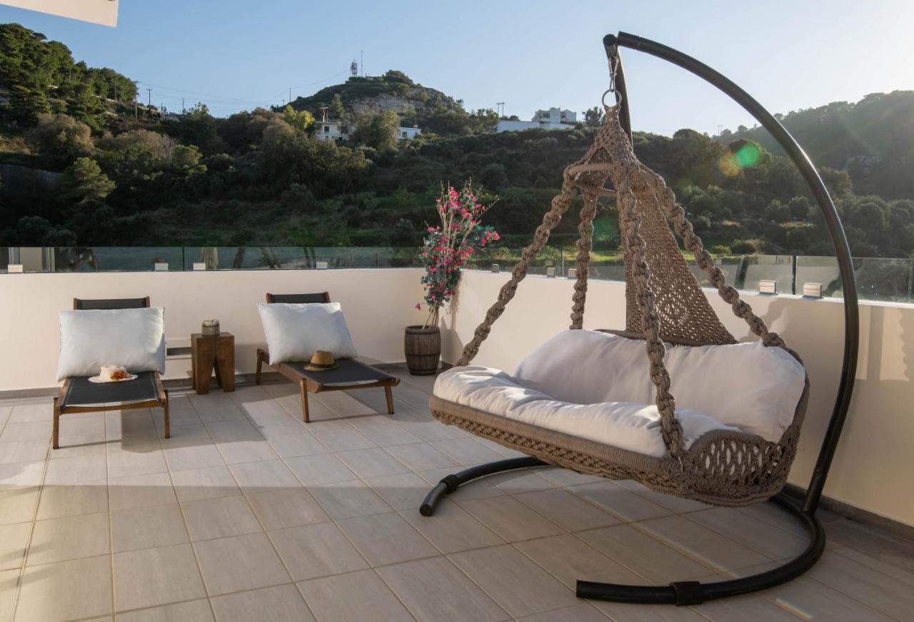 Helen Luxury Holiday House With Sea View Rethymno Esterno foto