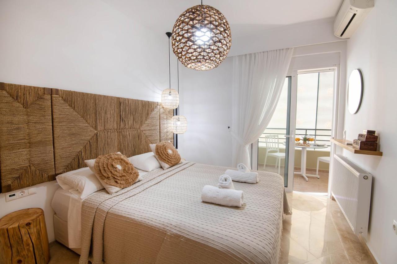 Helen Luxury Holiday House With Sea View Rethymno Esterno foto