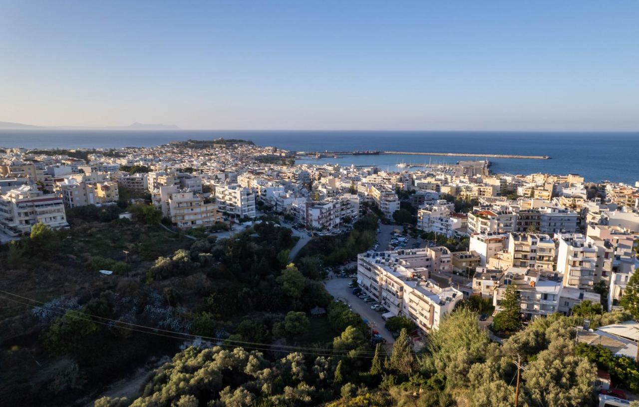 Helen Luxury Holiday House With Sea View Rethymno Esterno foto